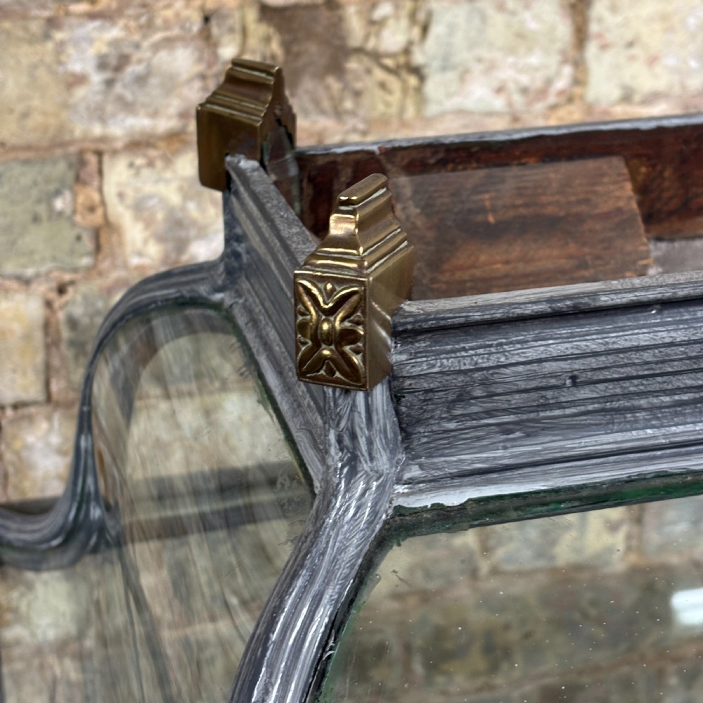 1920s Curved Glass Display Cabinet View V