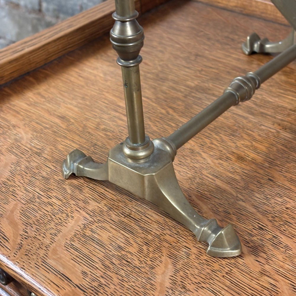 Early 20th Century Brass Adjustable Dressing Table Mirror View III
