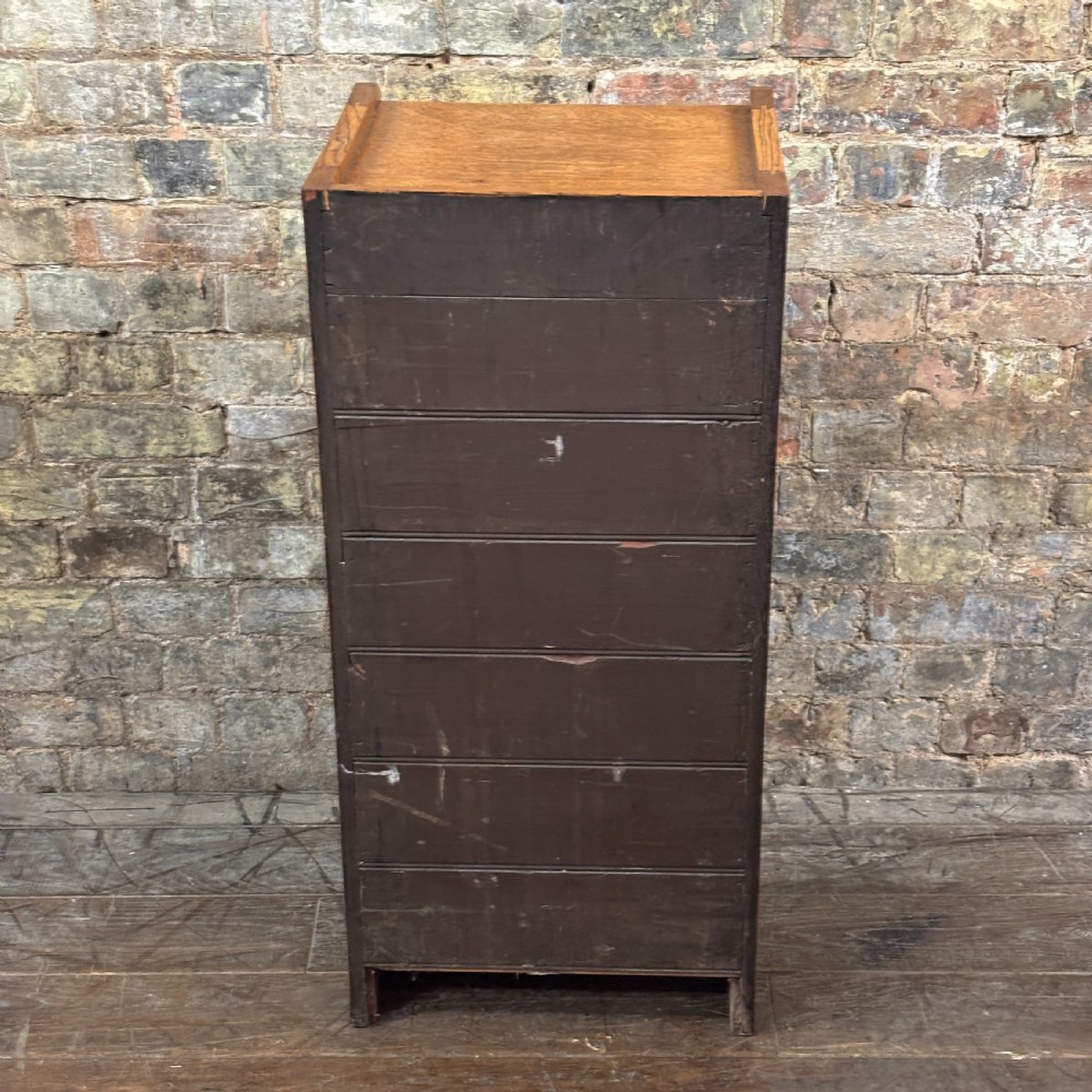 1920s Oak “Advance” Letter Filing Cabinet View V