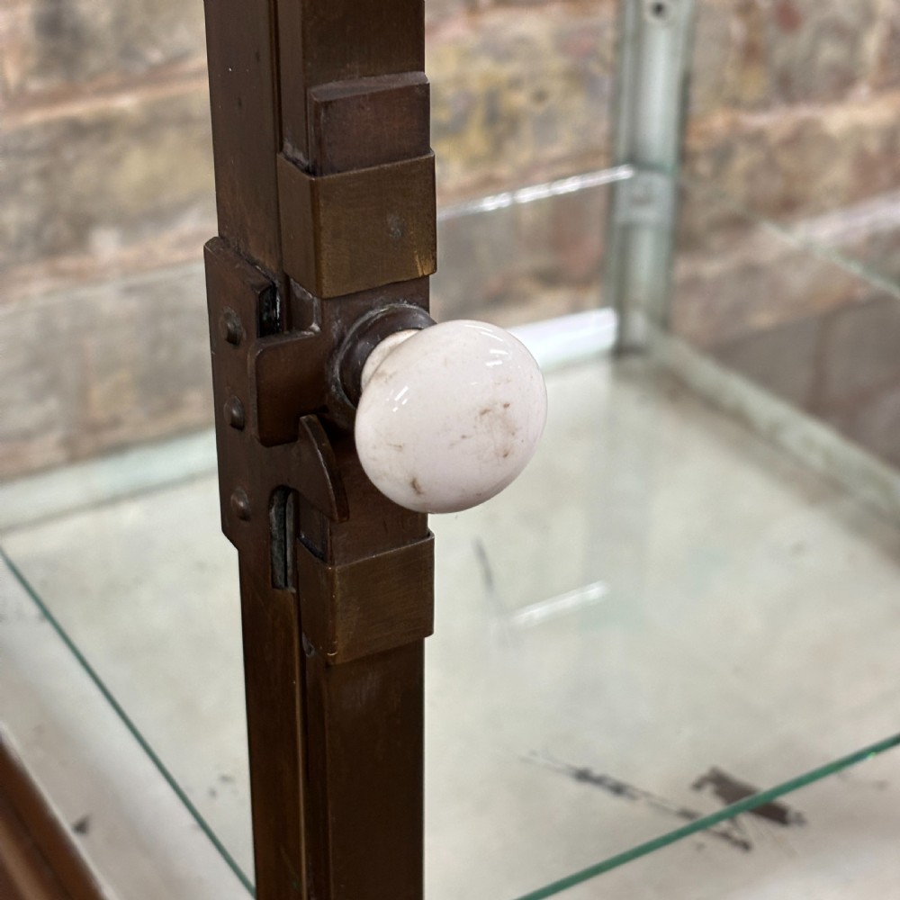 1920s Brass Countertop Display Cabinet
 View IV