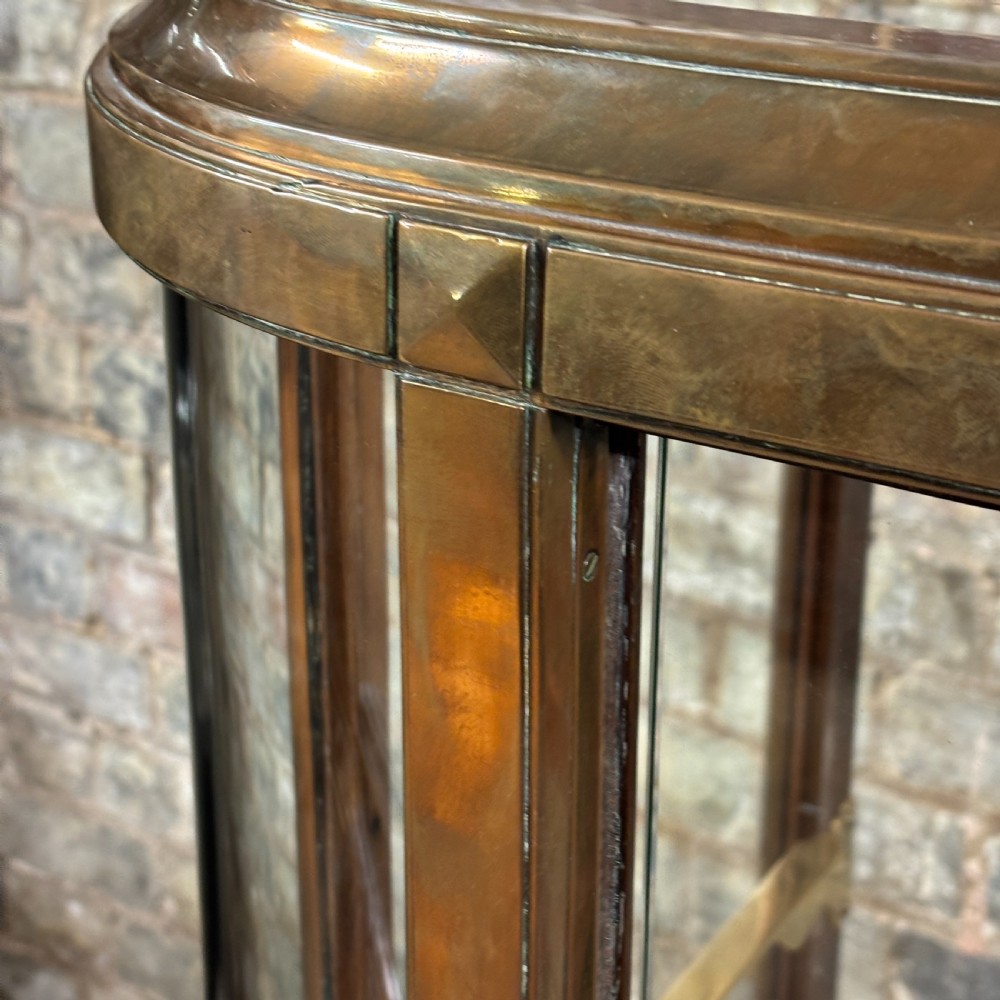 Art Deco Brass-Framed Shop Display Cabinet View III