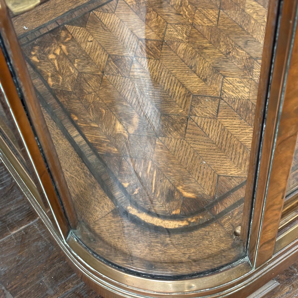 Art Deco Brass-Framed Shop Display Cabinet View VII