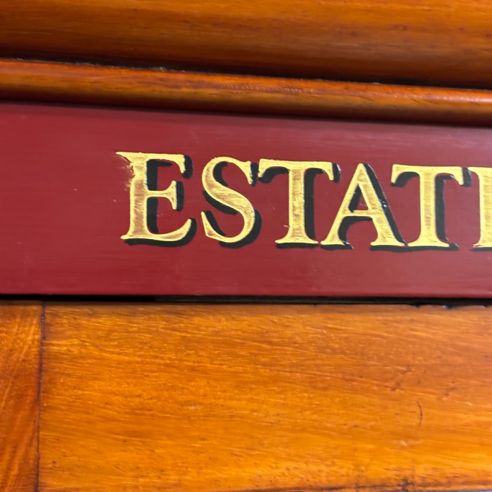 Estate Office Mahogany Filing Cabinet
 View V