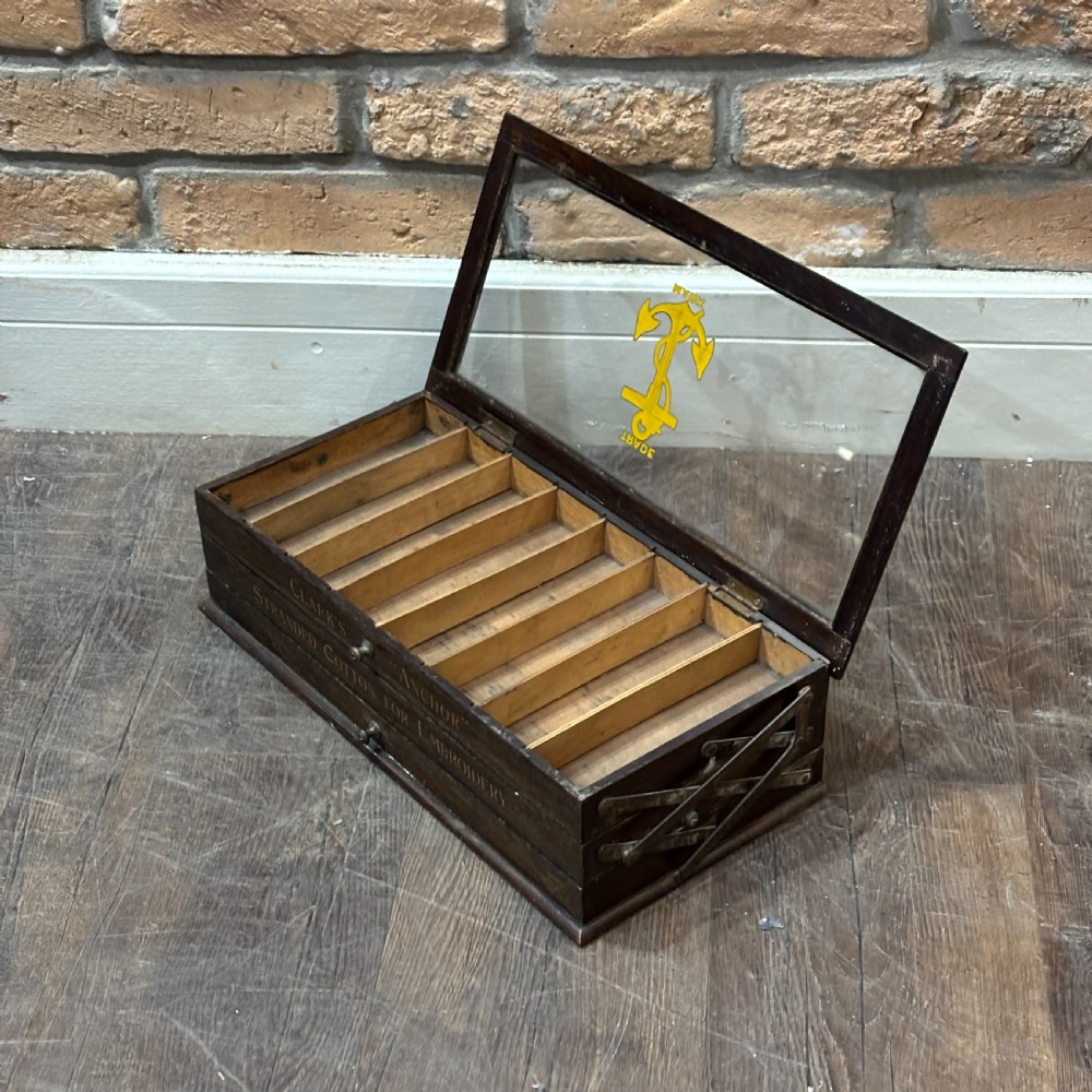Clark’s “Anchor” Stranded Cotton Display Cabinet View IV