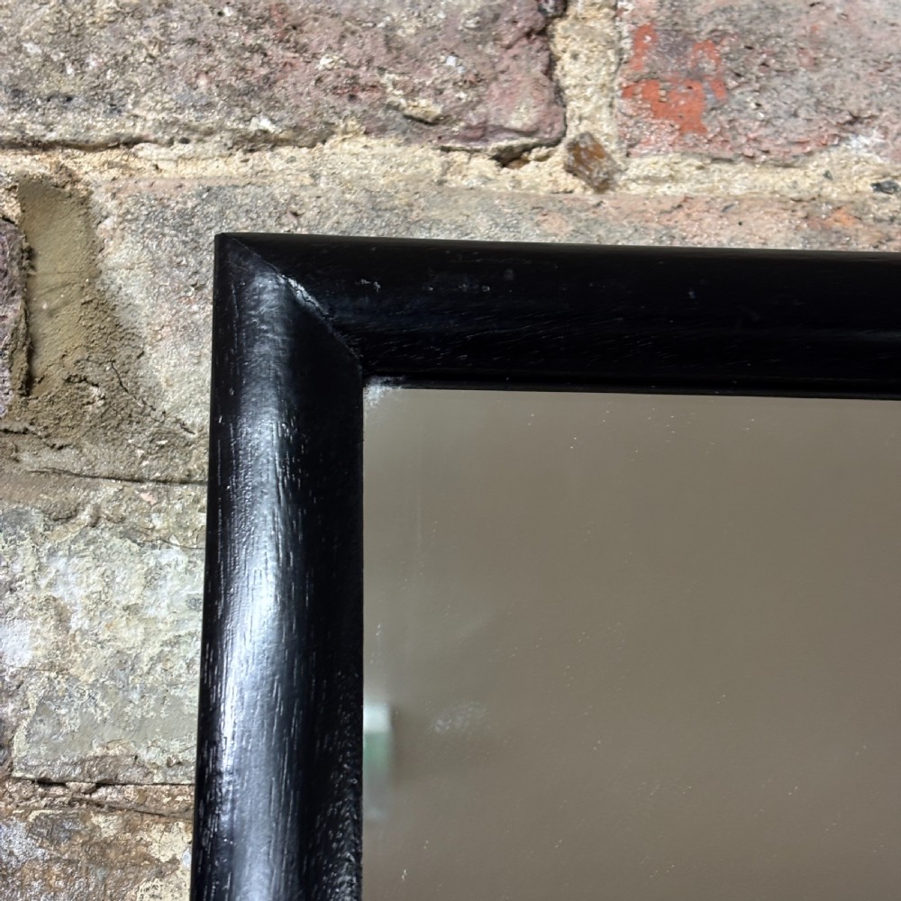 1930s Black Framed Shop Mirror View III