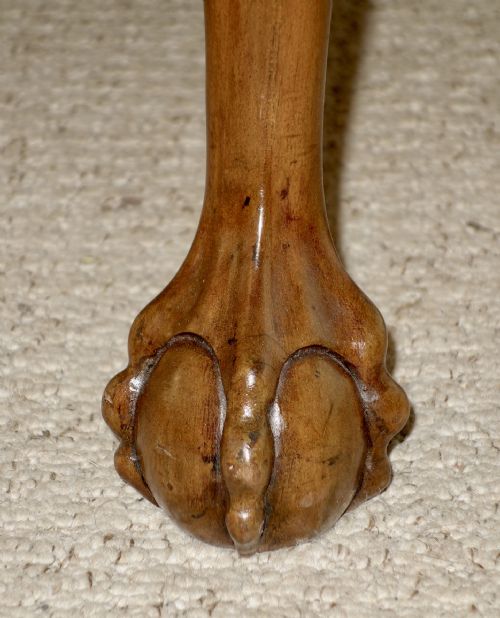 LONGJOHN CARVED WALNUT COFFEE TABLE WITH SLIDES - ADDITIONAL PHOTO 5