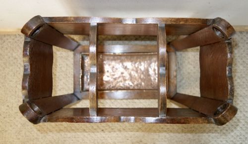 ARTS CRAFTS OAK STICK STAND - ADDITIONAL PHOTO 2