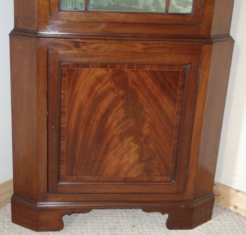 EDWARDIAN MAHOGANY CORNER CABINET - ADDITIONAL PHOTO 1