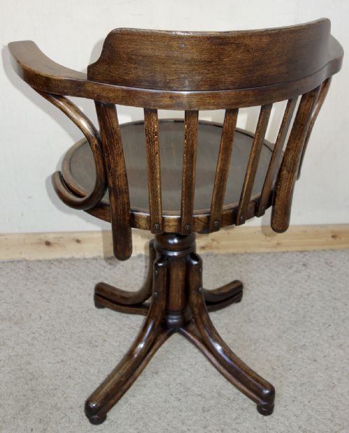 BENTWOOD THONET DESK SWIVEL CHAIR - ADDITIONAL PHOTO 6
