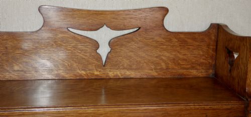 OPEN OAK BOOKCASE - ADDITIONAL PHOTO 3
