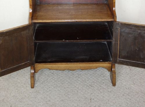 OPEN OAK BOOKCASE - ADDITIONAL PHOTO 7