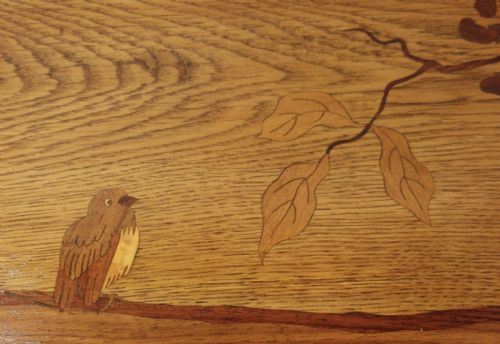 FRENCH ART NOUVEAU GALL INSPIRED NEST OF FOUR TABLES - ADDITIONAL PHOTO 4