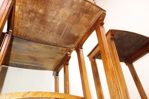 FRENCH ART NOUVEAU GALL INSPIRED NEST OF FOUR TABLES - ADDITIONAL PHOTO 12