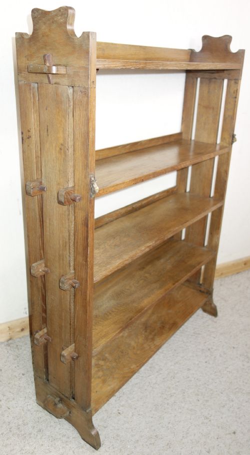 OAK OPEN BOOKCASE - ADDITIONAL PHOTO 3