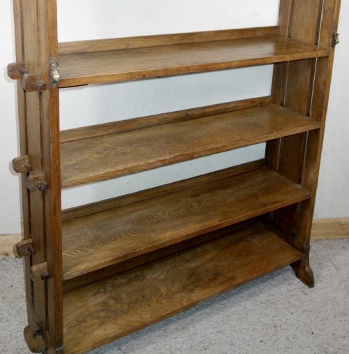 OAK OPEN BOOKCASE - ADDITIONAL PHOTO 5