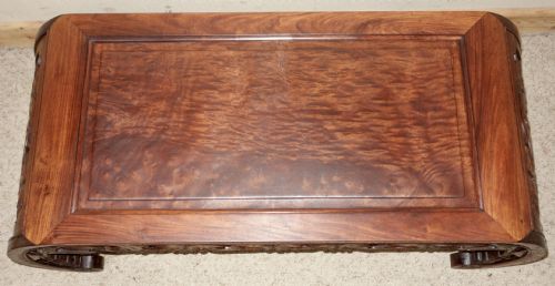 CHINESE HARDWOOD OPIUM COFFEE TABLE - ADDITIONAL PHOTO 4