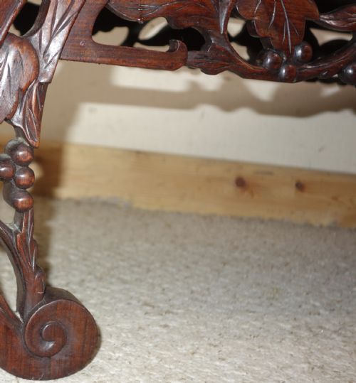 CHINESE HARDWOOD OPIUM COFFEE TABLE - ADDITIONAL PHOTO 5