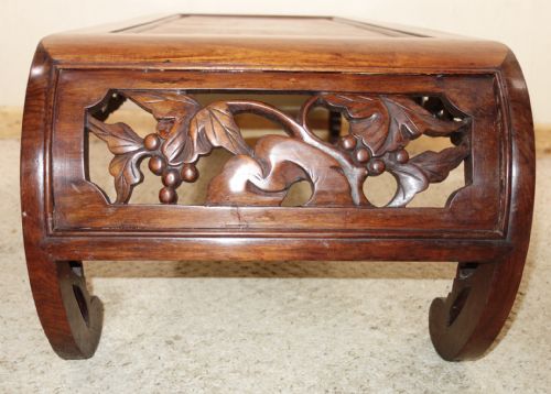 CHINESE HARDWOOD OPIUM COFFEE TABLE - ADDITIONAL PHOTO 6