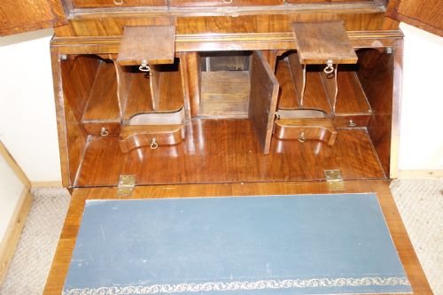WALNUT BUREAU BOOKCASE - ADDITIONAL PHOTO 2