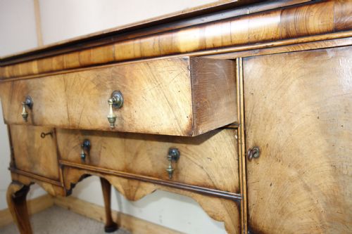 DISTRESSED WALNUT SIDEBOARD - ADDITIONAL PHOTO 2