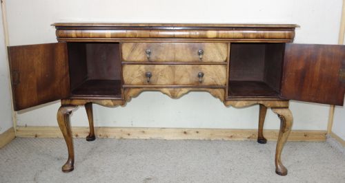 DISTRESSED WALNUT SIDEBOARD - ADDITIONAL PHOTO 5