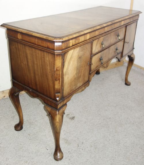 DISTRESSED WALNUT SIDEBOARD - ADDITIONAL PHOTO 7