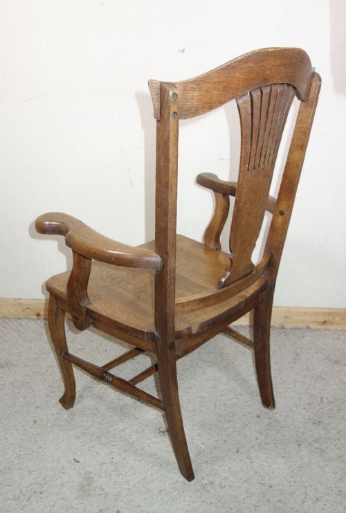 OAK DESK CHAIR - ADDITIONAL PHOTO 2