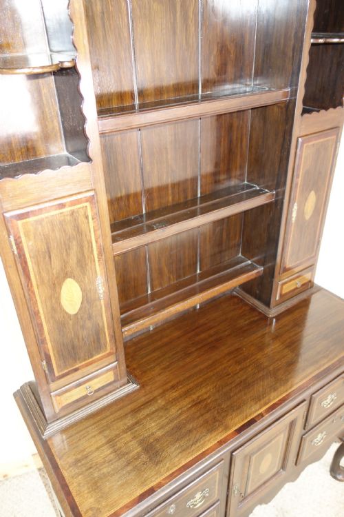 EDWARDIAN MAHOGANY INLAY DRESSER - ADDITIONAL PHOTO 9
