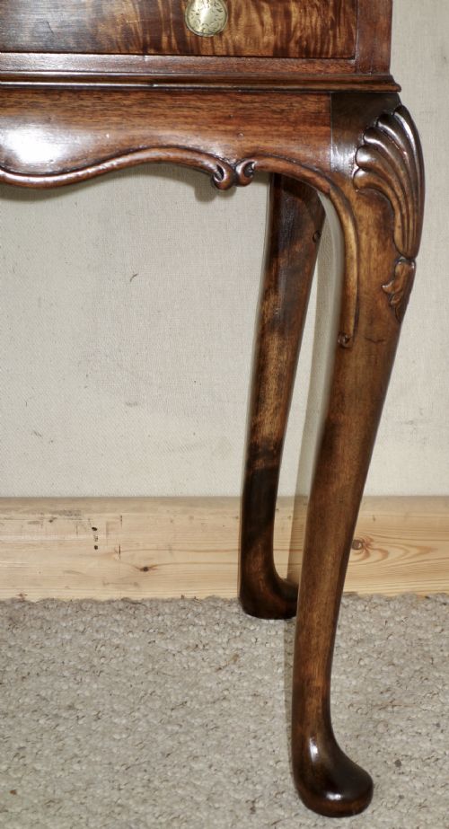 TWO DRAWER WALNUT SIDE TABLE - ADDITIONAL PHOTO 8