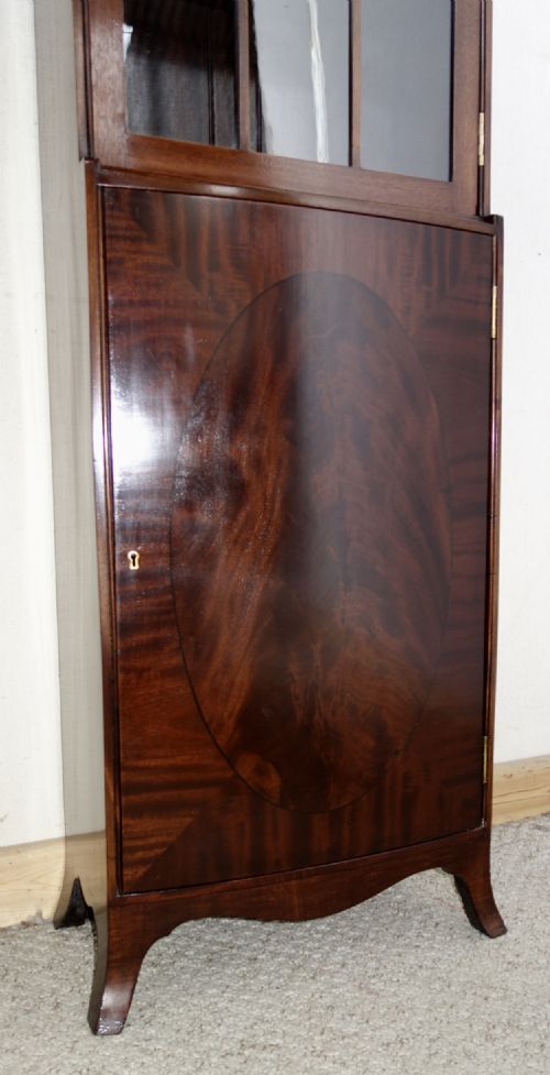 SLIM NARROW MAHOGANY CABINET - ADDITIONAL PHOTO 1