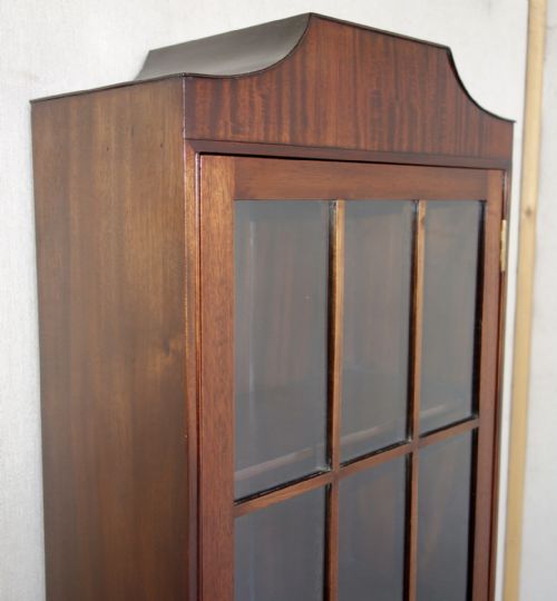 SLIM NARROW MAHOGANY CABINET - ADDITIONAL PHOTO 2