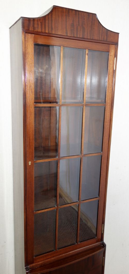 SLIM NARROW MAHOGANY CABINET - ADDITIONAL PHOTO 3