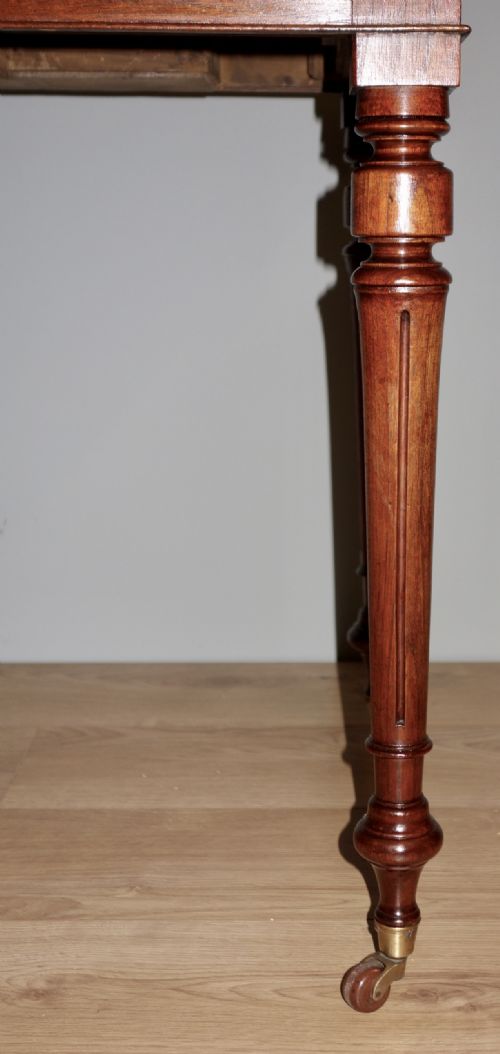 VICTORIAN WALNUT WRITING TABLE - ADDITIONAL PHOTO 6