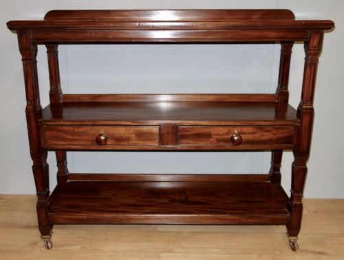 EDWARDIAN MAHOGANY BUFFET - ADDITIONAL PHOTO 1