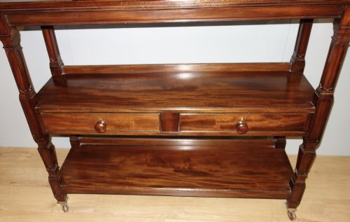 EDWARDIAN MAHOGANY BUFFET - ADDITIONAL PHOTO 4