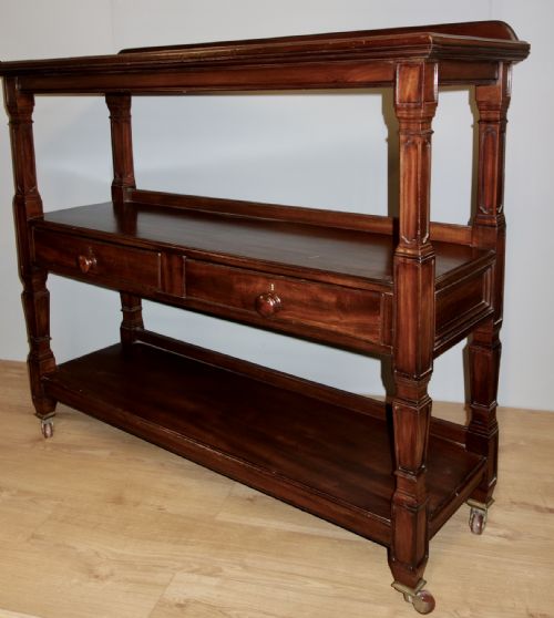 EDWARDIAN MAHOGANY BUFFET - ADDITIONAL PHOTO 6