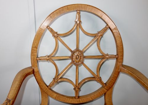 SATINWOOD STUDY CHAIR - ADDITIONAL PHOTO 1
