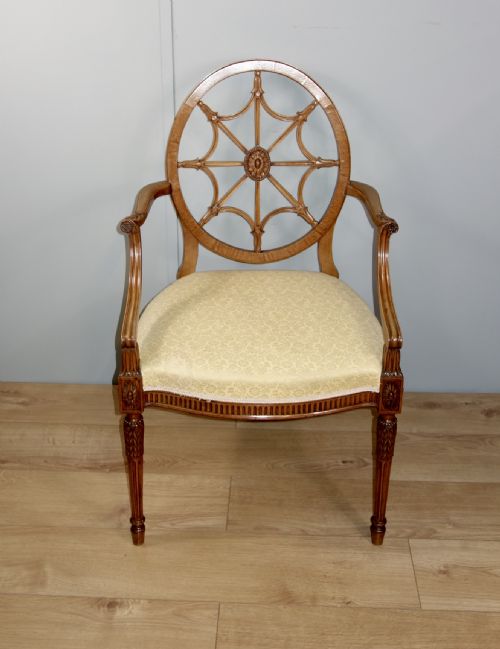 SATINWOOD STUDY CHAIR - ADDITIONAL PHOTO 2