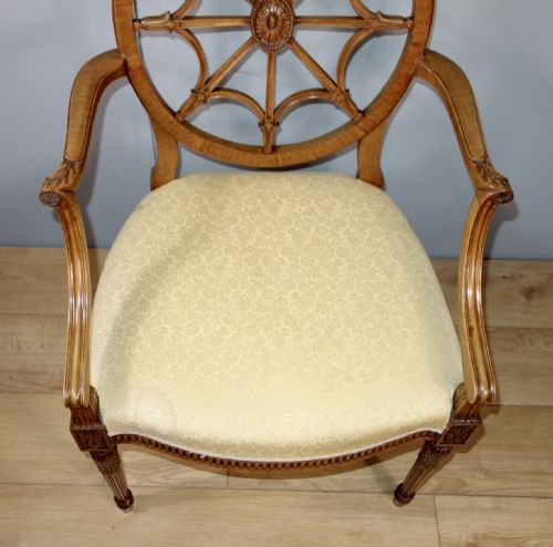 SATINWOOD STUDY CHAIR - ADDITIONAL PHOTO 3