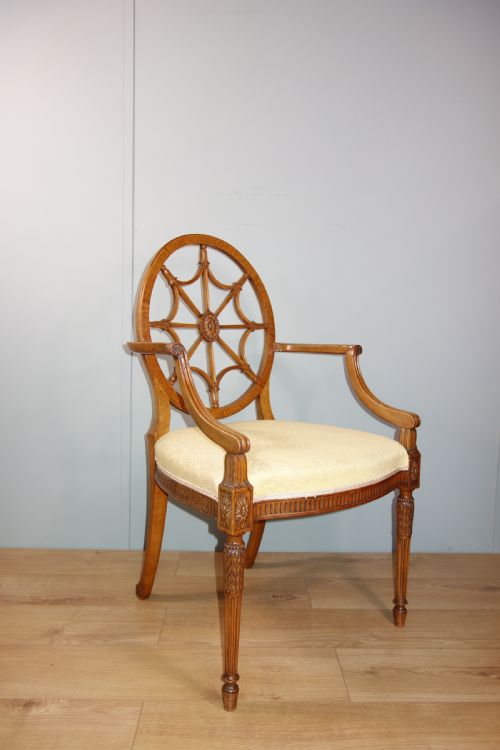 SATINWOOD STUDY CHAIR - ADDITIONAL PHOTO 4