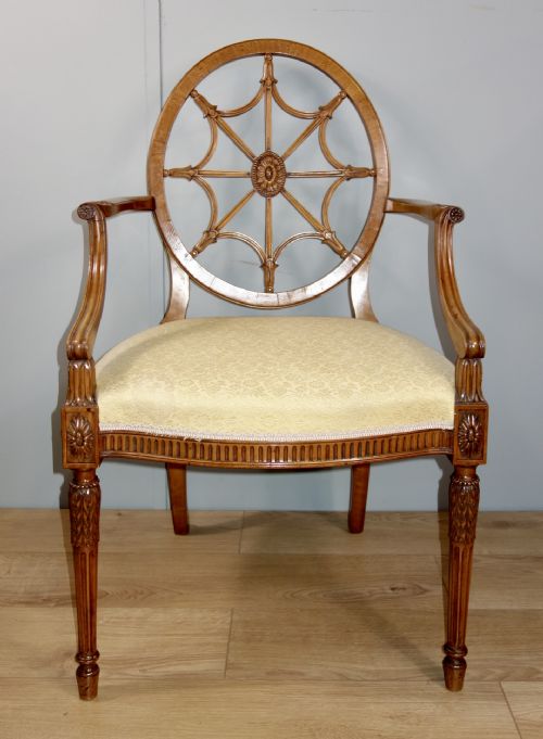 SATINWOOD STUDY CHAIR - ADDITIONAL PHOTO 5