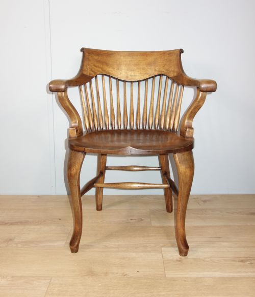 mahogany desk chair - CATEGORY: ANTIQUE CHAIRS - DATED 1920