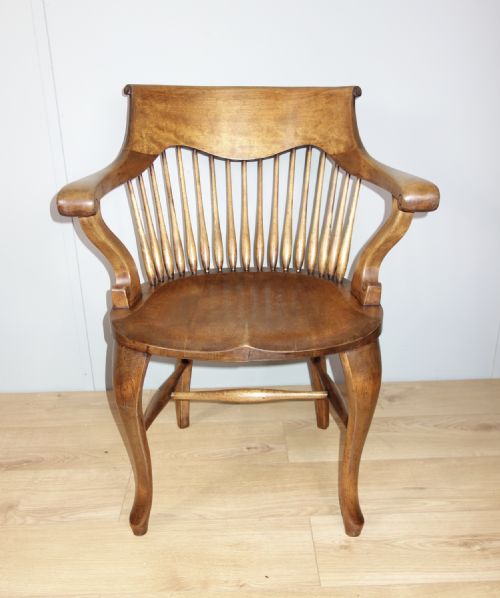 MAHOGANY DESK CHAIR - ADDITIONAL PHOTO 1