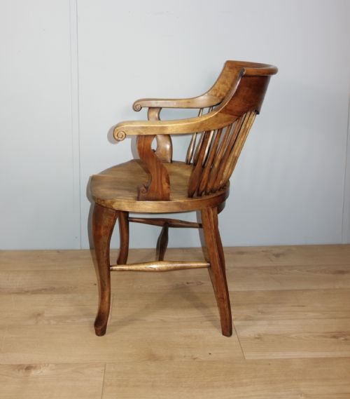 MAHOGANY DESK CHAIR - ADDITIONAL PHOTO 4