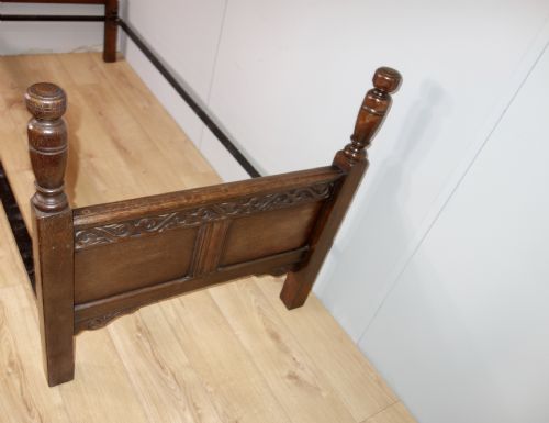 SINGLE OAK BED - ADDITIONAL PHOTO 5
