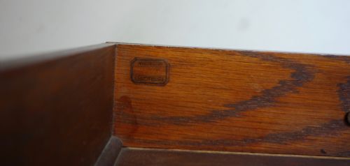 VICTORIAN OAK WRITING TABLE - ADDITIONAL PHOTO 10