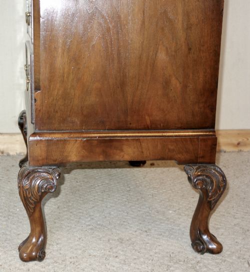 WALNUT TALLBOY CHEST OF DRAWERS BY MAPLE - ADDITIONAL PHOTO 8