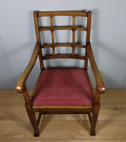 OAK DESK ELBOW CHAIR - ADDITIONAL PHOTO 1