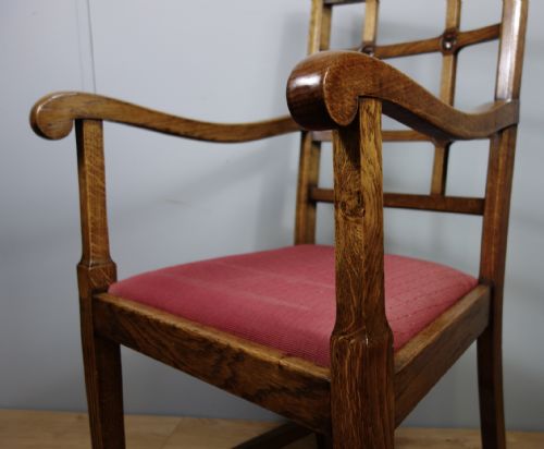 OAK DESK ELBOW CHAIR - ADDITIONAL PHOTO 3