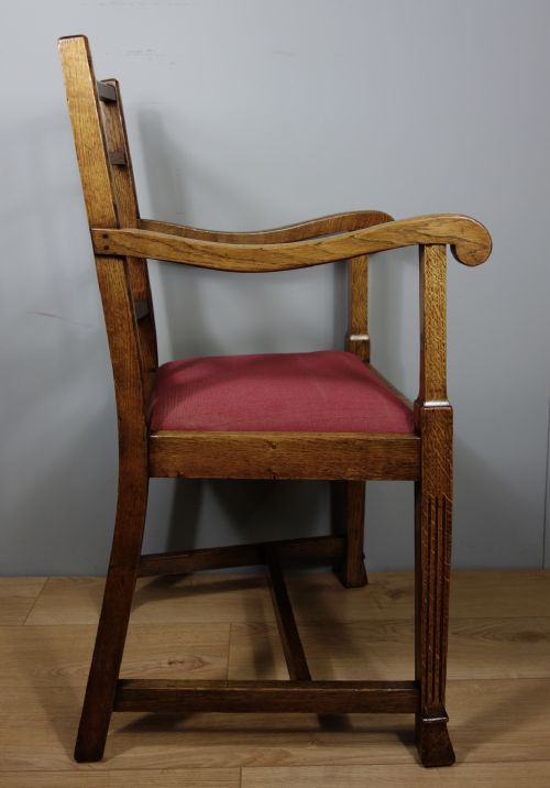 OAK DESK ELBOW CHAIR - ADDITIONAL PHOTO 4